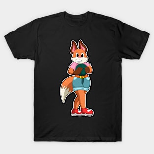 Fox at Bowling with Bowling ball T-Shirt